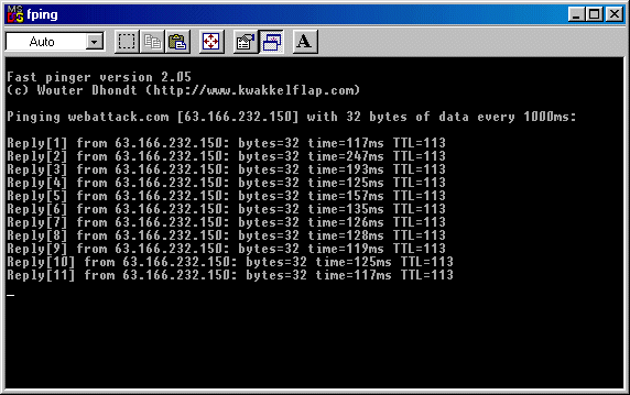 Fping Screenshot